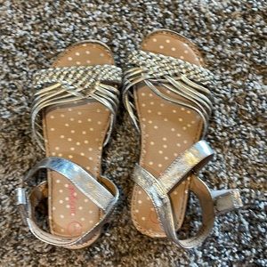 Silver Cat and Jack Sandals (Kids)